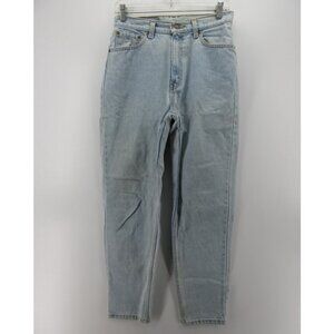 VINTAGE Levis 521 Jeans 10 Petites Mom Tapered Leg Red Tab 90s USA